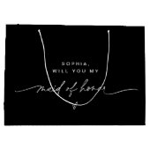 Minimalistisch dienstmeisje van de NOIR van Honor  Groot Cadeauzakje (Achterkant)