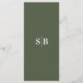 Minimalistisch donkerbruine donkerbos met vaste kl menu (Achterkant)