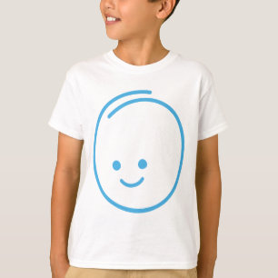 Minimalistisch droevig pictogram t-shirt
