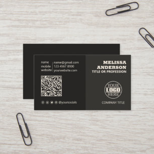 Minimalistisch Dual Tone Visitekaartje