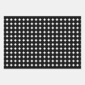 minimalistisch eenvoudig mannelijk zwart inpakpapi inpakpapier vel (Voorkant 3)