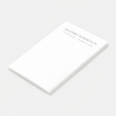 Minimalistisch Eenvoudig Modern Post-it® Notes (Schuin)