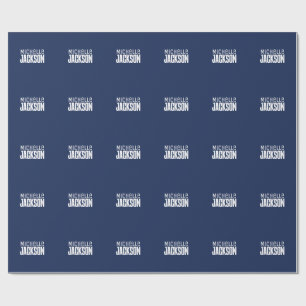 Minimalistisch Eenvoudig Modern Uw Naam Bericht Cadeaupapier