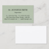 Minimalistisch & eenvoudig professioneel Visitekaa Visitekaartje (Voorkant / Achterkant)