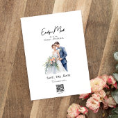 Minimalistisch eenvoudig script Foto Sla de datum  Kaart