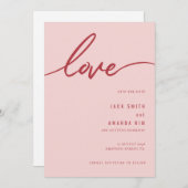 Minimalistisch Eenvoudig Script Trouwen slaat de d Save The Date (Voorkant / Achterkant)