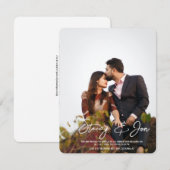 Minimalistisch eenvoudig | Uitnodiging voor gepers (Voorkant / Achterkant)