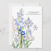 Minimalistisch eenvoudige olievlek kaart (Achterkant)