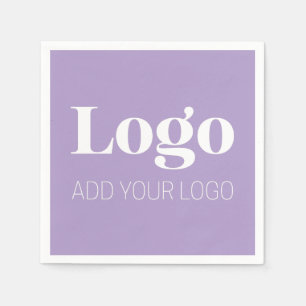 Minimalistisch Eigen Logo Bruiloften & Zakelijk Servet