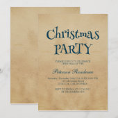 Minimalistisch Elegant Beige Kerstfeest Kaart (Voorkant / Achterkant)