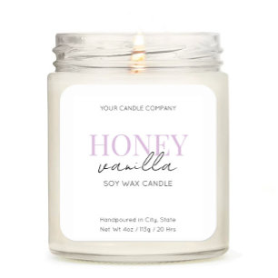 Minimalistisch Elegant Candle Cosmetische Sticker