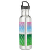 Minimalistisch elegant golfontwerp waterfles (Achterkant)