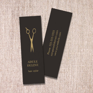 Minimalistisch Elegant Hair Stylist-Visitekaartje Mini Visitekaartje