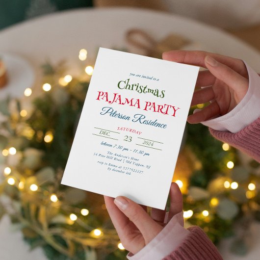 Minimalistisch Elegant Kerstfeest Kaart