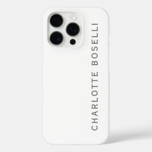 Minimalistisch elegant klassiek, eenvoudig iPhone 16 pro hoesje