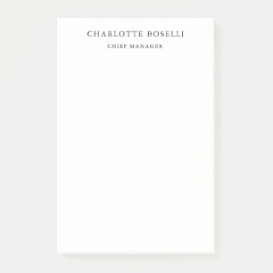 Minimalistisch elegant klassiek, eenvoudig post-it® notes