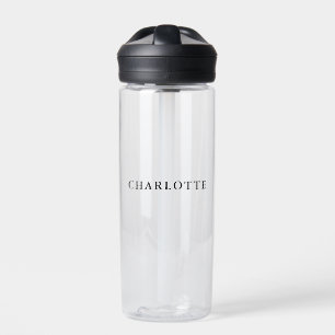 Minimalistisch elegant klassiek, eenvoudig waterfles