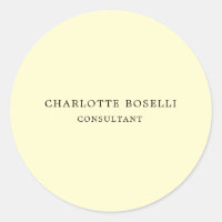 Minimalistisch elegant klassiek professioneel cum