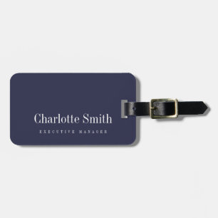 Minimalistisch elegant klassieker bagagelabel