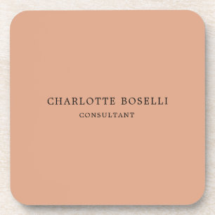 Minimalistisch elegant klassieker bier onderzetter