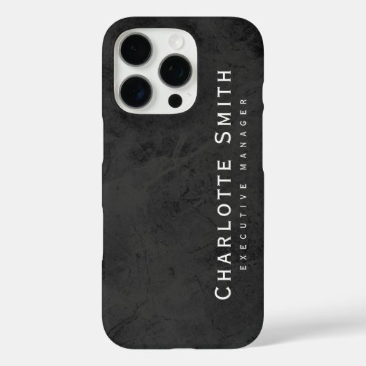Minimalistisch elegant klassieker Case-Mate iPhone case (Achterkant)