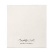 Minimalistisch elegant klassieker notitieblok (Voorkant)