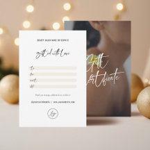 Minimalistisch Elegant met Logo Cadeaubon