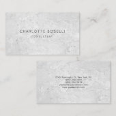 Minimalistisch elegant Professional Premium dik gr Visitekaartje (Voorkant / Achterkant)