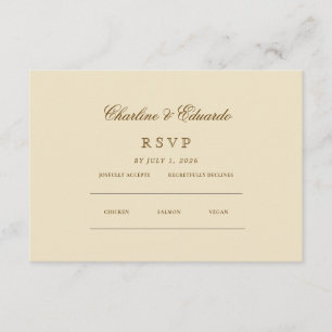 Minimalistisch Elegant RSVP & QR Website Informatiekaartje