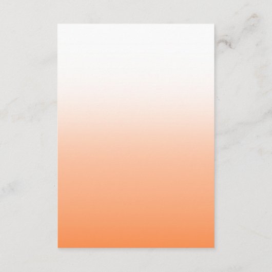 Minimalistisch Elegant Script bruiloft Informatiekaartje (Achterkant)