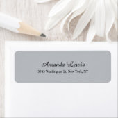 Minimalistisch Elegant Script Plain Legible Text Etiket (Insitu)