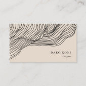 Minimalistisch elegant visitekaartje (Voorkant)