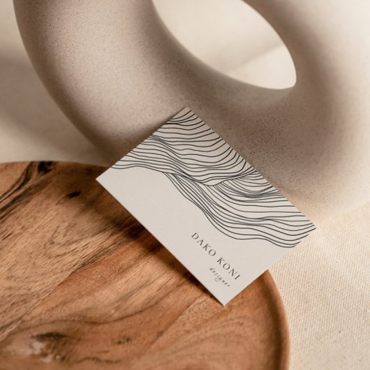 Minimalistisch elegant visitekaartje