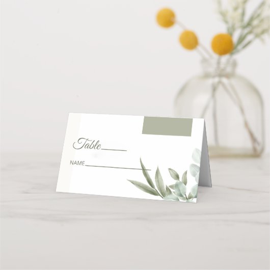 Minimalistisch elyptusbladeren (Voorkant)