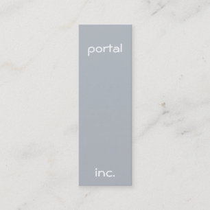 Minimalistisch en modern mini visitekaartje