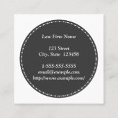 Minimalistisch en schoon Visitekaartje voor advoca (Achterkant)