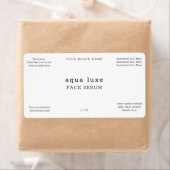 Minimalistisch etiket gezichtsserum (Insitu)