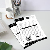 Minimalistisch factuurontvangstbewijs voor kleine 