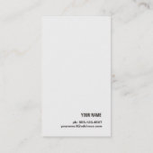 Minimalistisch Faux Gold Leaf Circle Visitekaartje (Achterkant)