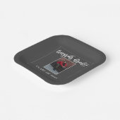 Minimalistisch foto Afstuderen | Grijs Papieren Bordje (Gebogen)