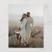 Minimalistisch fotobudget Weddenschap Bespaar de d (Achterkant)