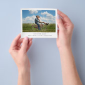 Minimalistisch fotobudget Weddenschap Bespaar de d Flyer (Hand)