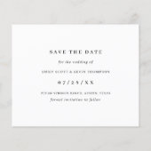 Minimalistisch fotobudget Weddenschap Bespaar de d Flyer (Achterkant)