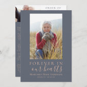 Minimalistisch fotogedenkprogramma programma (Voorkant / Achterkant)