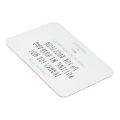 Minimalistisch Funny Handwriting-schoonmoeder-in-l Magneet (Rechterzijde)