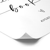 Minimalistisch gebaar voor weddenschappen, modern poster (Hoek)