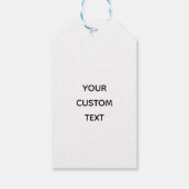 Minimalistisch gelukkig nieuwjaar cadeaulabel (Achterkant)