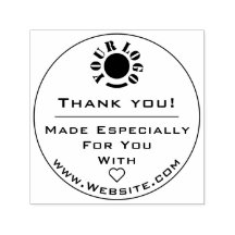 Minimalistisch gemaakt met liefdeshart Dank u Logo