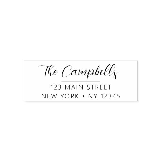 Minimalistisch gemoderniseerd weddenschapsretourad zelfinktende stempel (Design)