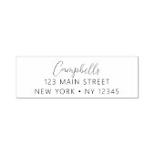 Minimalistisch gemoderniseerd weddenschapsretourad zelfinktende stempel (Design)